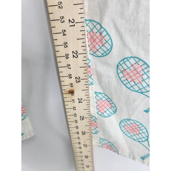 Aerie Women’s XL Pajama Pants Tennis Racket Pattern Relaxed Fit Cozy Loungewear - Picture 5 of 8